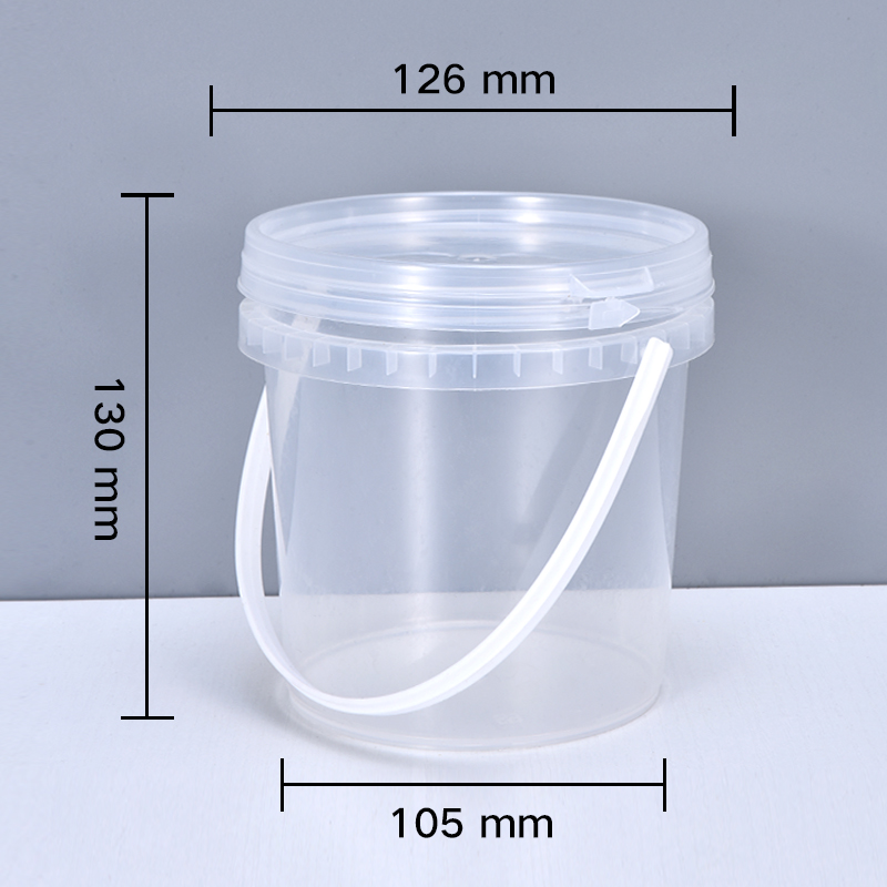 Empty 1L plastic bucket with L - Water Bottle Blank recension och pris