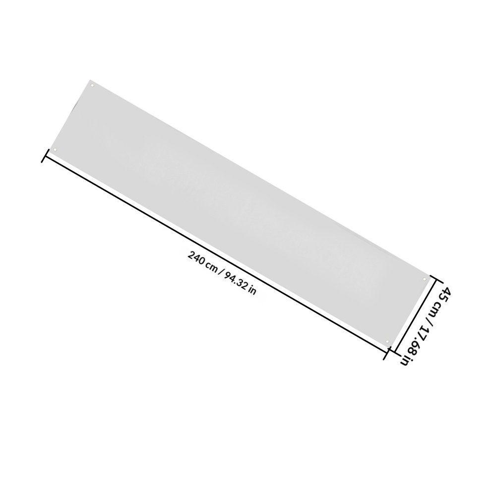 Large Blank White Banner for D - Yard Sign Blank recension och pris