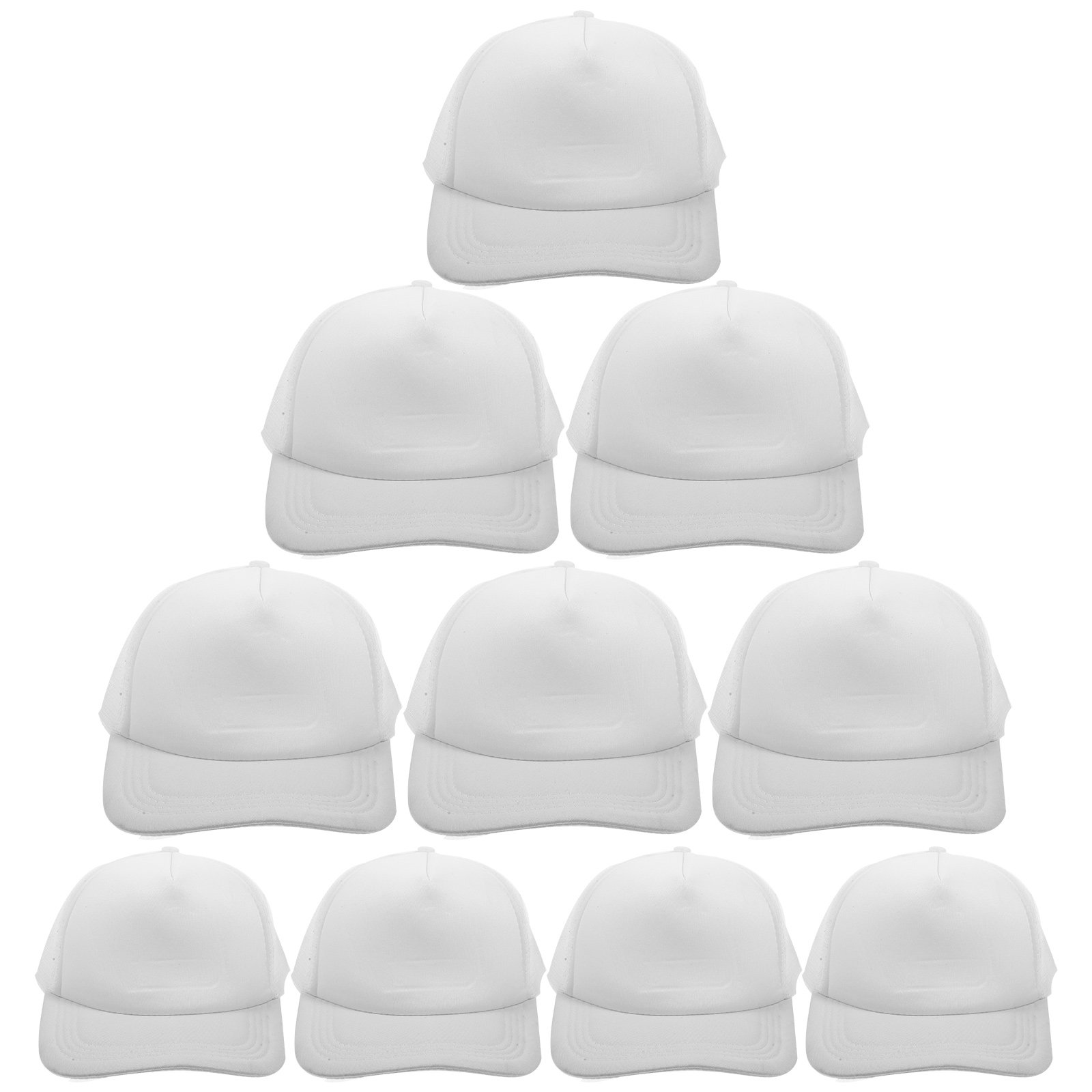 10Pcs Blank Mesh Baseball Hat  - Hat Sublimation Blank recension och pris