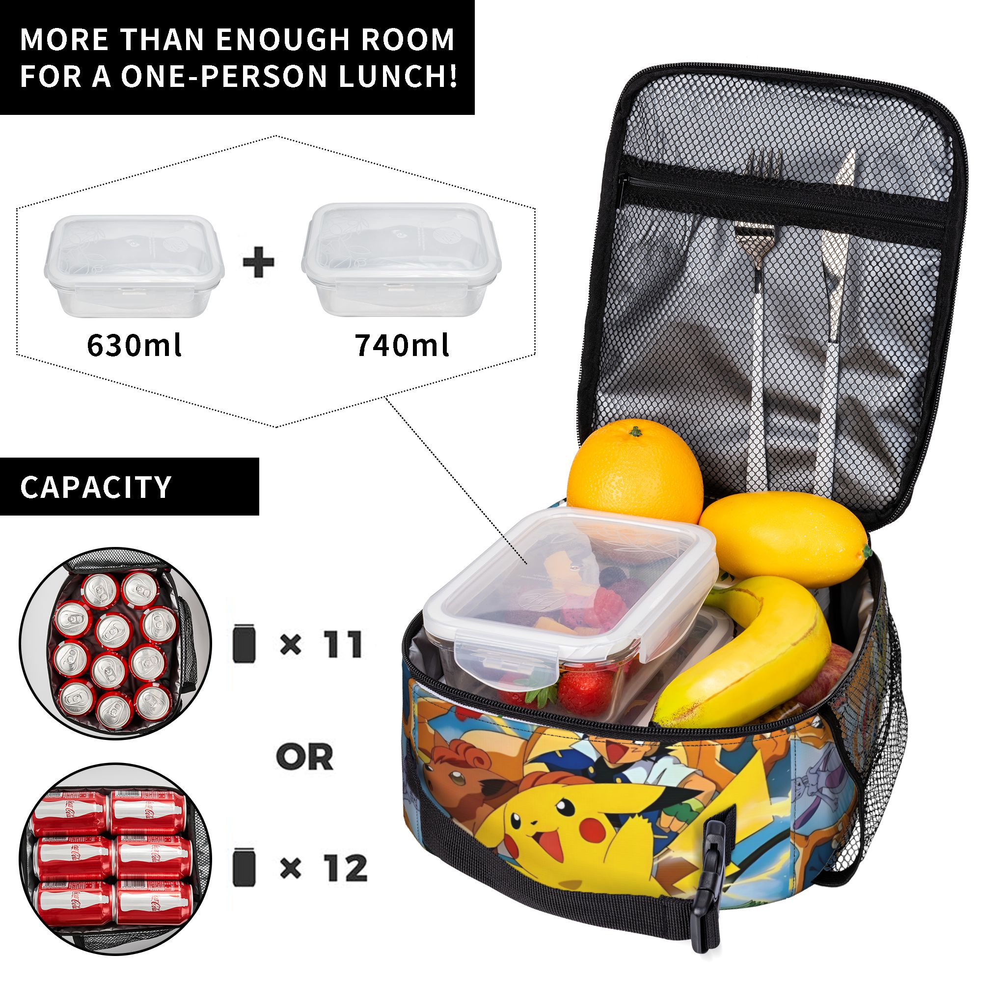 Cute Cartoon Manga Poke-Mon In - Tote Bag Sublimation recension och pris