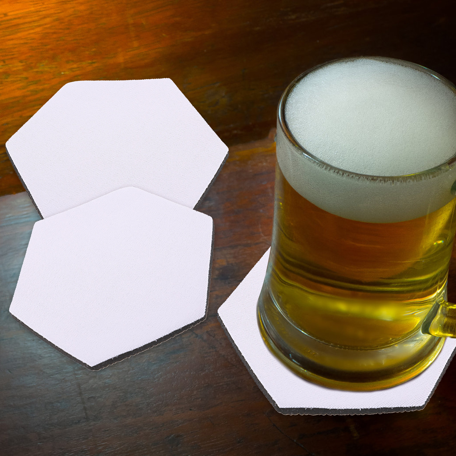 10Pcs Sublimation Blank Coaste - Coaster Sublimation Blank recension och pris