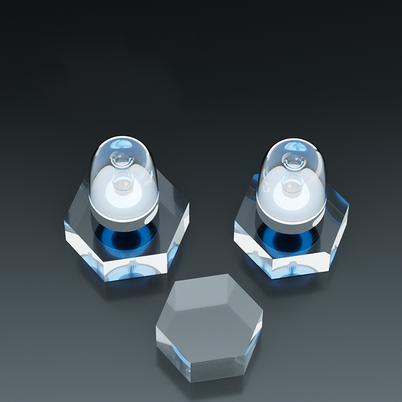 Clear Polished Hexagonal Acryl - Photo Acrylic Block recension och pris