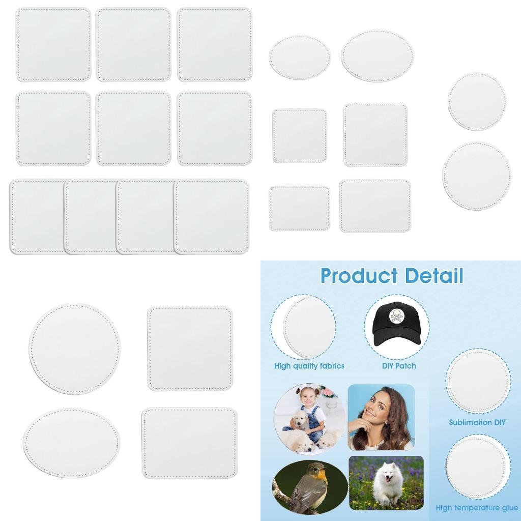 Q22B 10 Pcs Blank Leather Hat  - Hat Sublimation Blank recension och pris