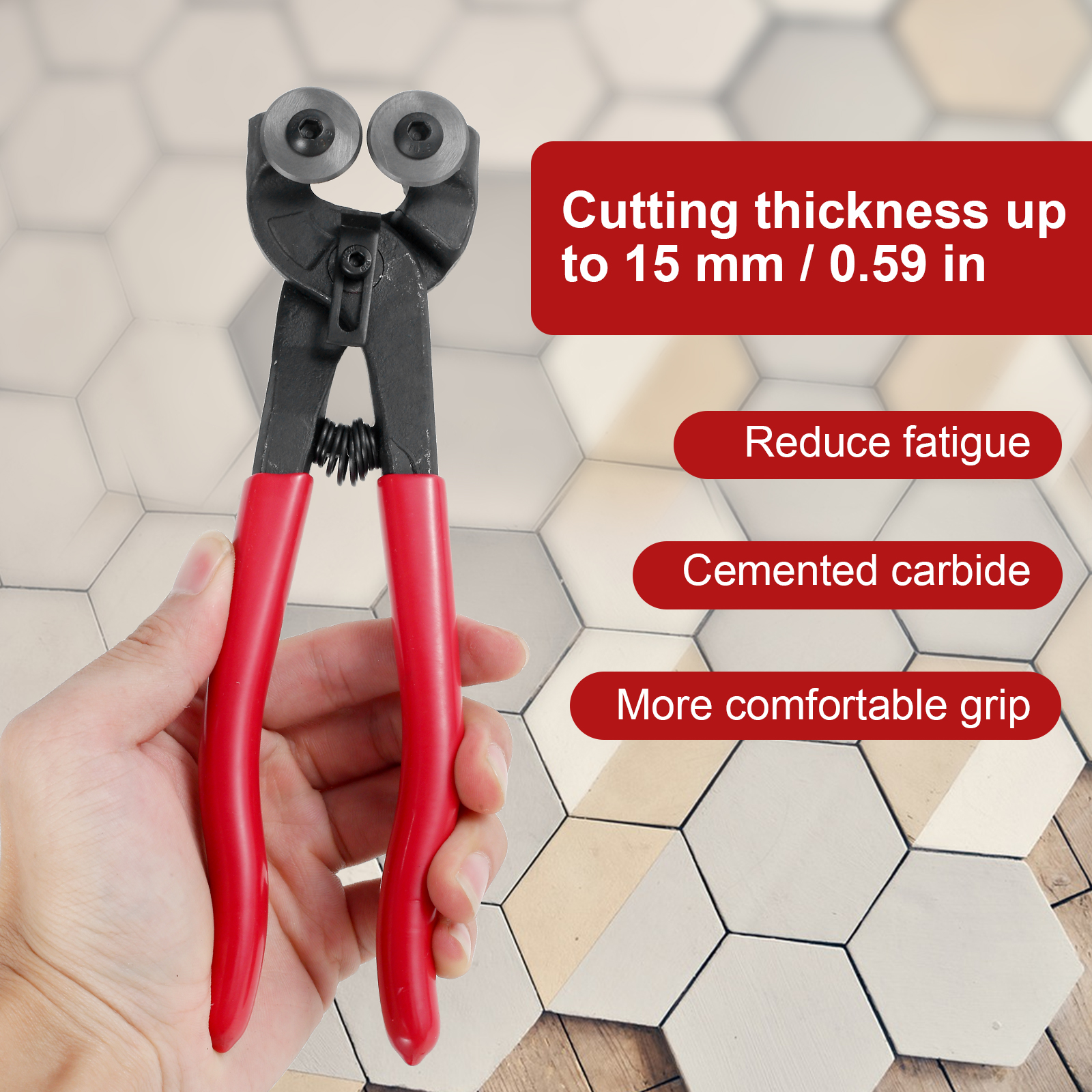 1/2Pcs Tile Nippers Mosaic Cut - Ceramic Tile Blank recension och pris
