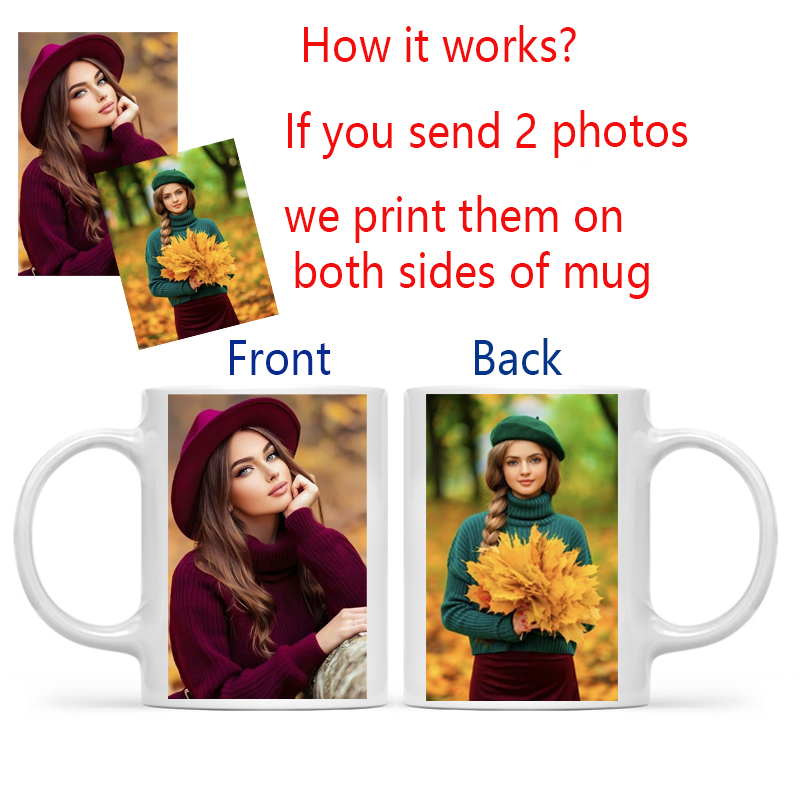 Personalized Your Photo Mug, C - Sublimation Mug White recension och pris