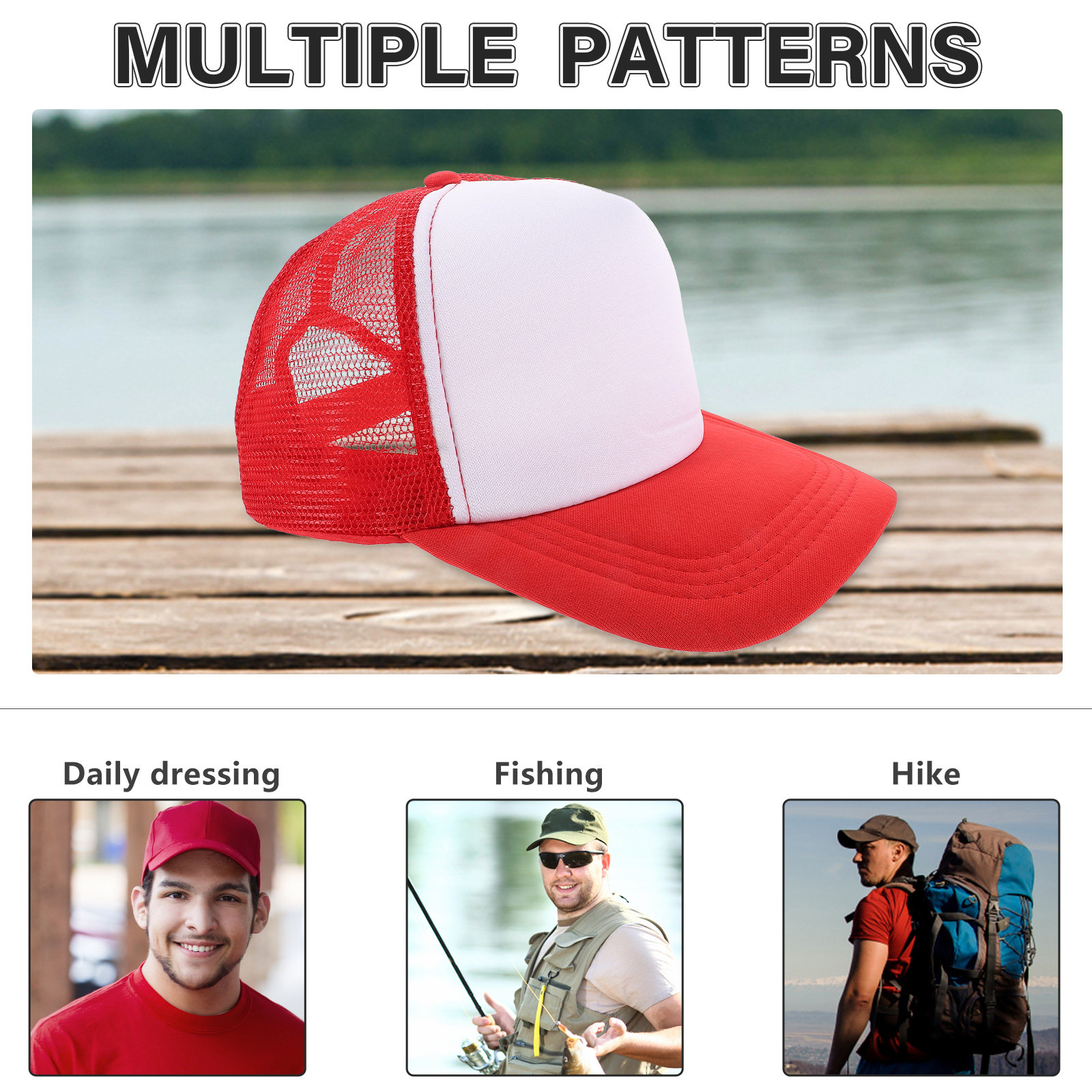 10Pcs DIY Blank Baseball Hats  - Hat Sublimation Blank recension och pris