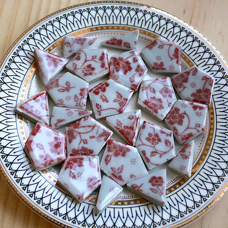 100g Oval Ceramic Mosaic Tiles - Ceramic Tile Blank recension och pris