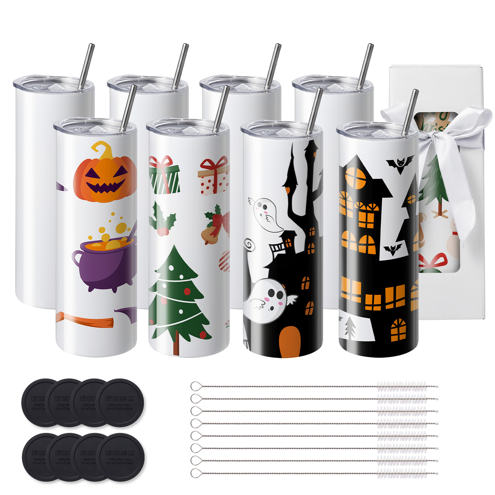 SucceBuy 8/12/14/16/24/50PC St - Sublimation Mug White recension och pris