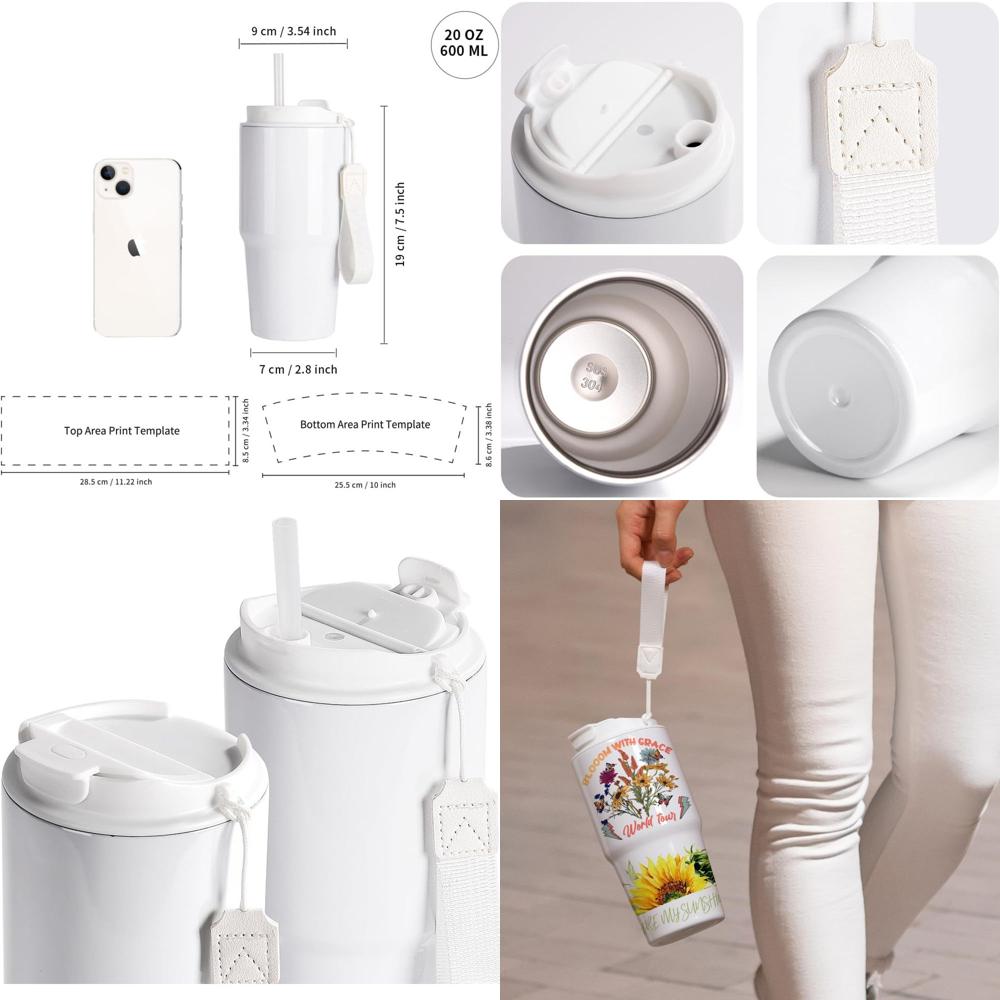 20 oz White Sublimation Tumble - Tumbler 20Oz White recension och pris