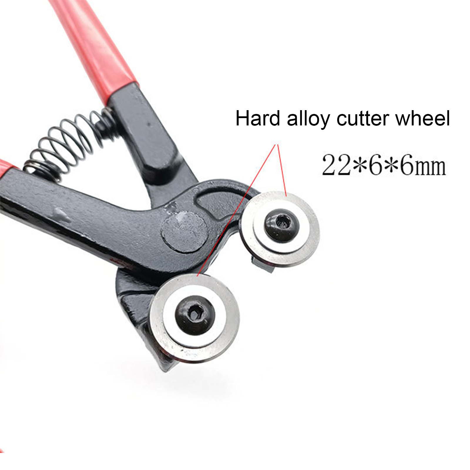8 Inch Heavy Duty Wheeled Glas - Ceramic Tile Blank recension och pris