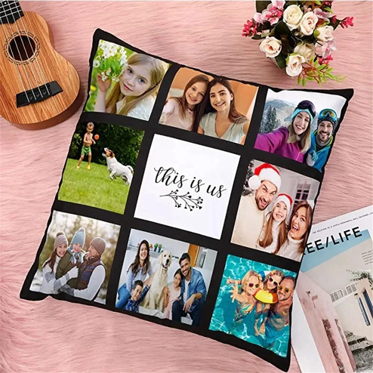 A45I 6Pcs Sublimation Blank Pa - Pillow Cover Sublimation recension och pris