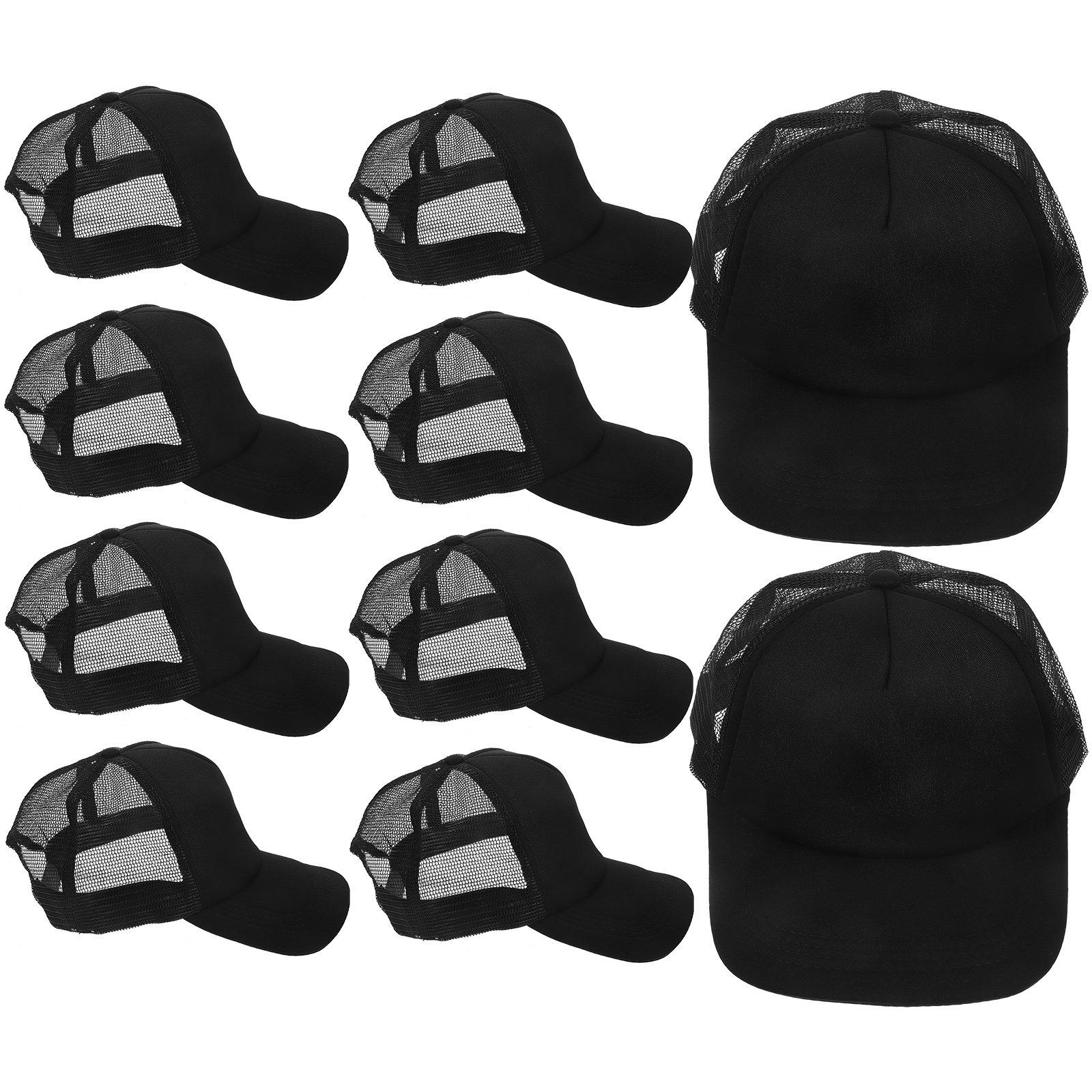 10Pcs Blank Mesh Baseball Caps - Hat Sublimation Blank recension och pris