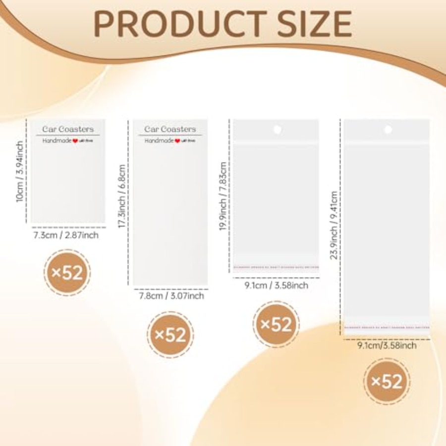 312 Pcs Ceramic Car Coasters 2 - Coaster Sublimation Blank recension och pris
