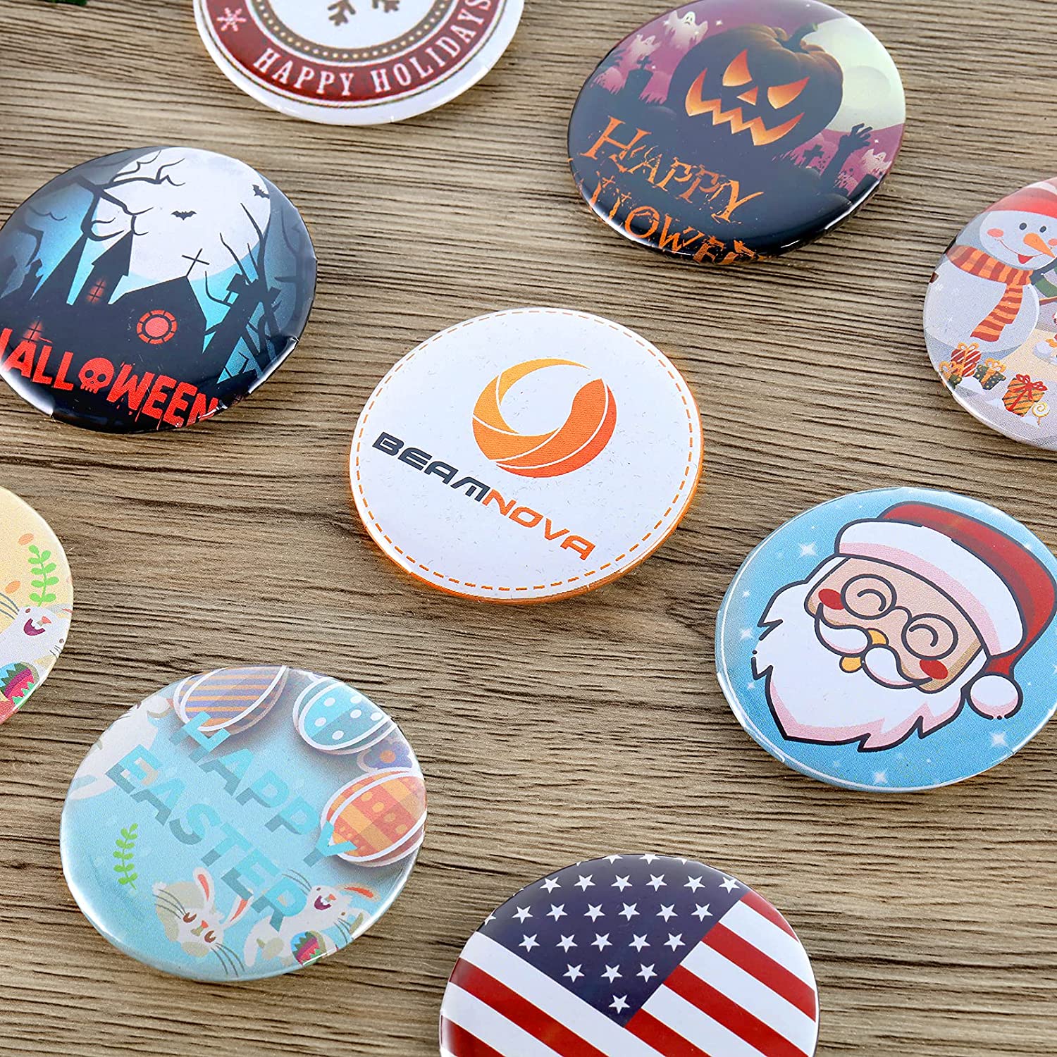 100PCS Metal Back Badge Button - Button Badge Blank recension och pris