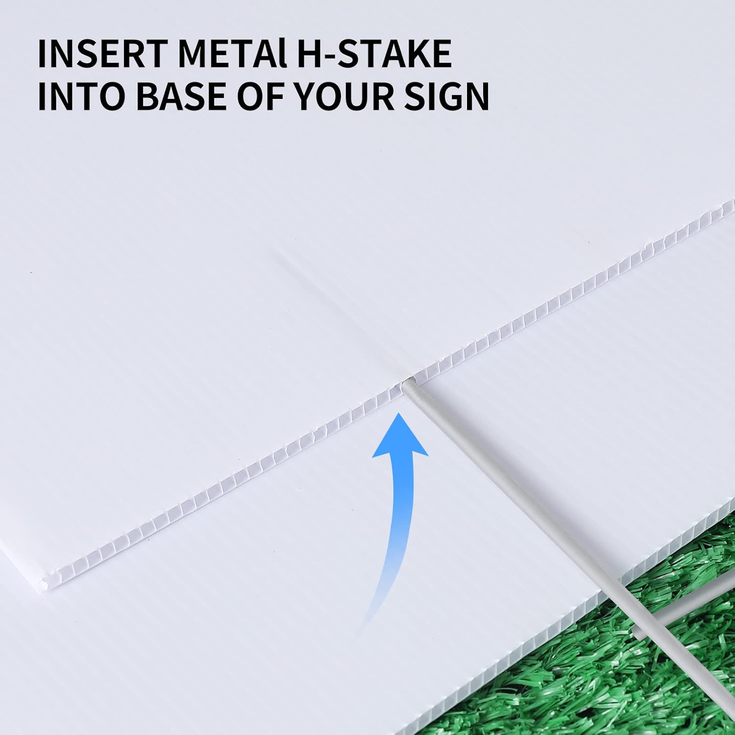 18x12 Inch Blank Yard Signs wi - Yard Sign Blank recension och pris