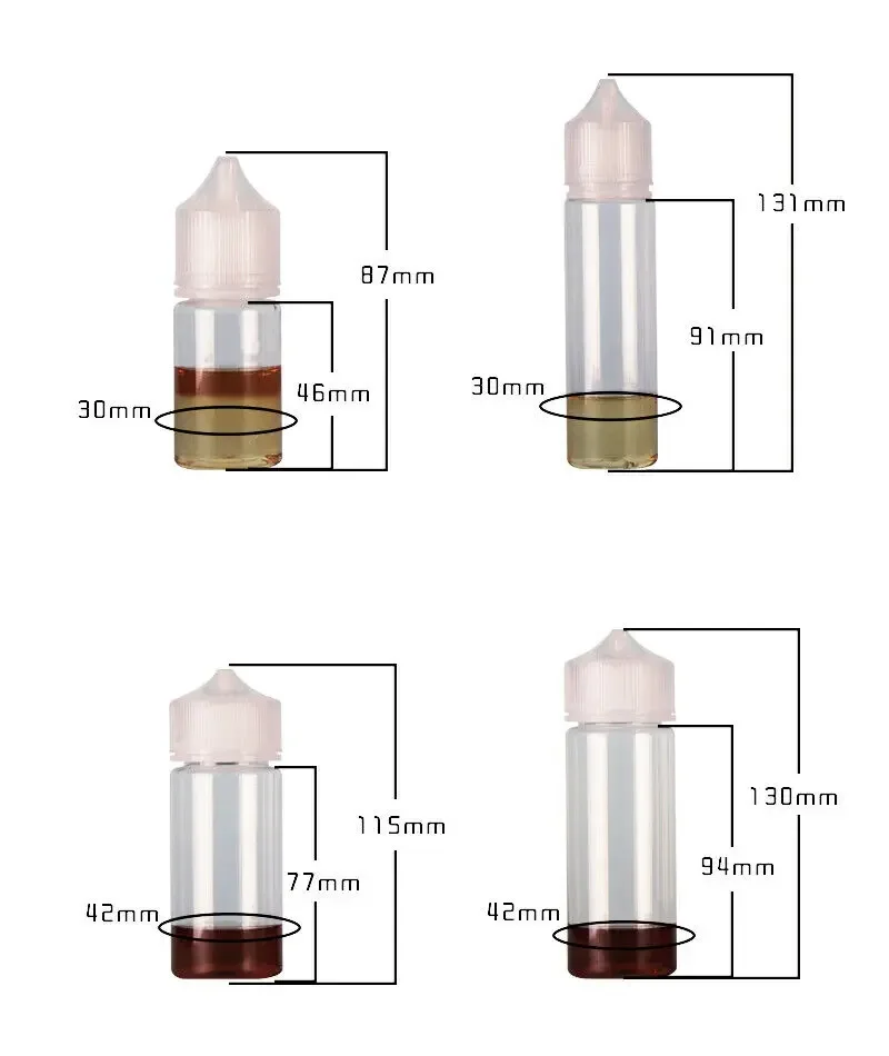 50PCS 30/60/100/120ml Empty Pl - Water Bottle Blank recension och pris