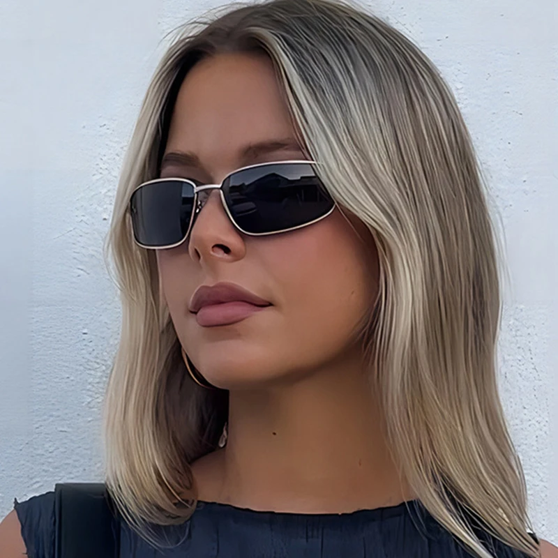 Women's y2k Sunglasses New Gla - Metal Photo Panel recension och pris