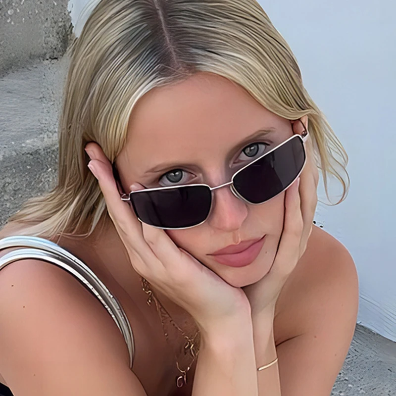 Women's y2k Sunglasses New Gla - Metal Photo Panel recension och pris