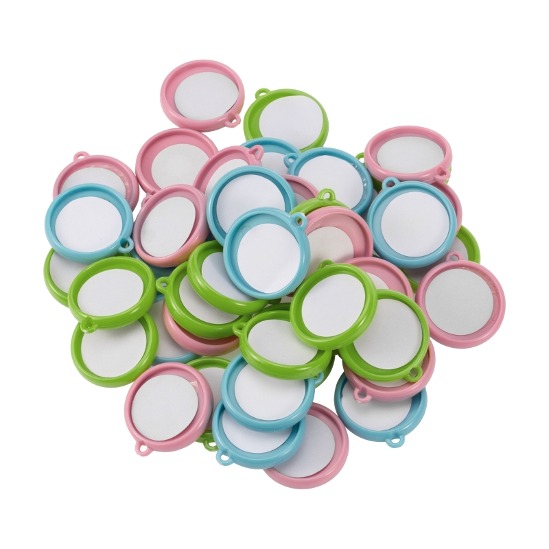 50pcs/Set 32mm Double-side Key - Button Badge Blank recension och pris