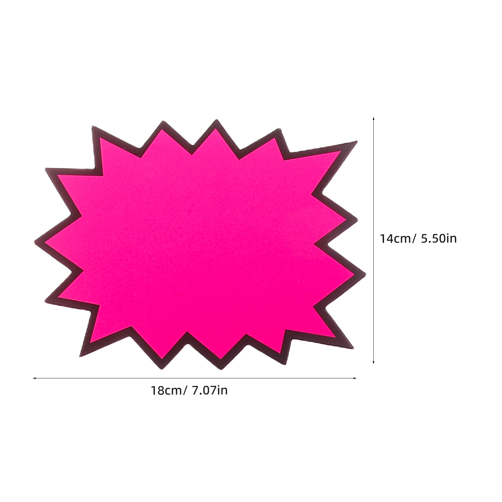 80Pcs Eye Catching Fluorescent - Yard Sign Blank recension och pris