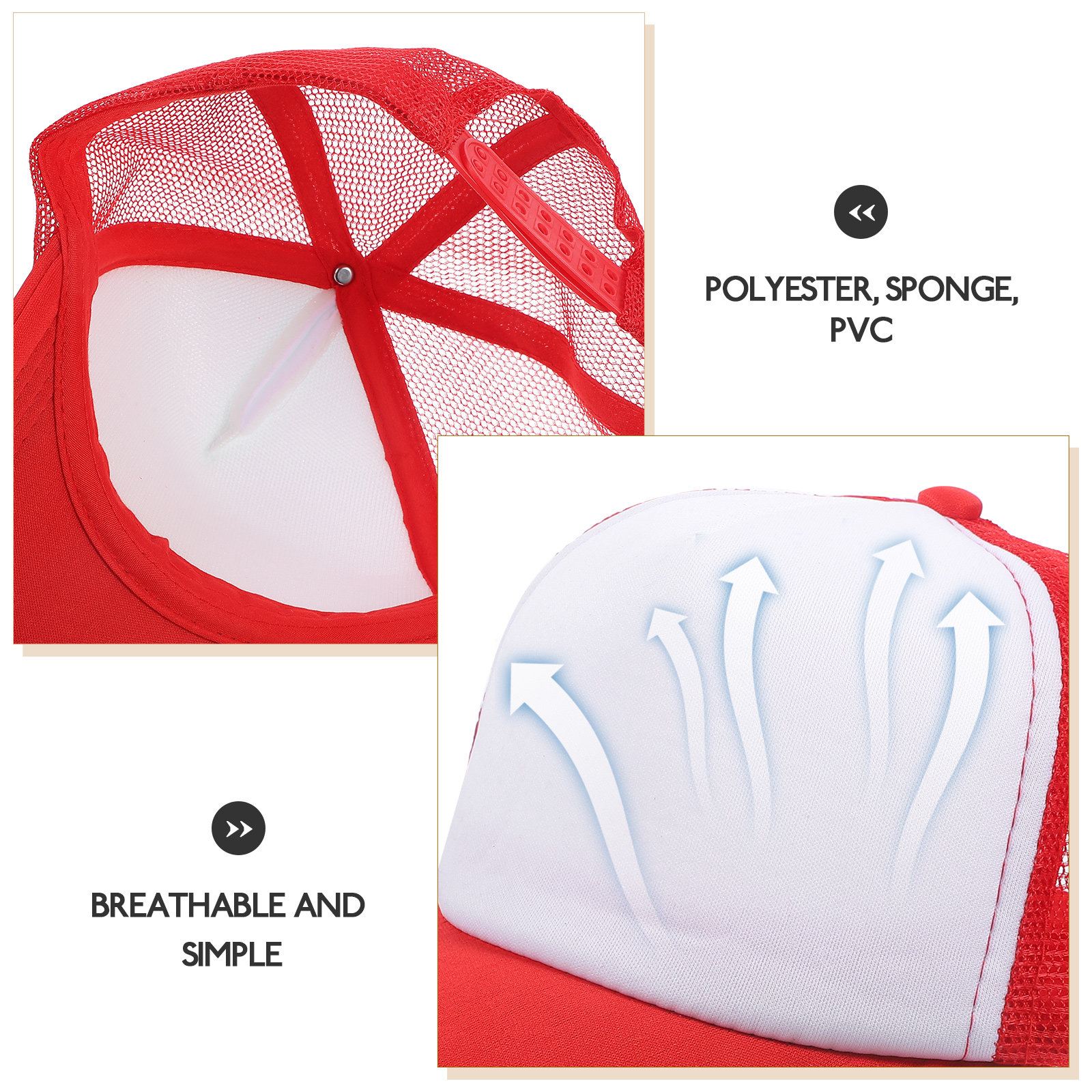 10Pcs Blank Mesh Baseball Caps - Hat Sublimation Blank recension och pris