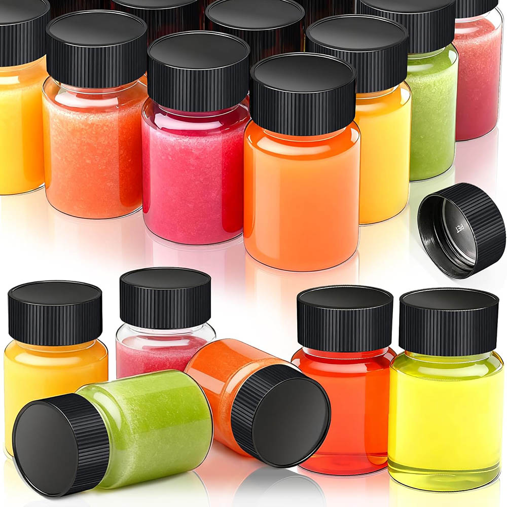 25 Pack 2oz Plastic Shot Bottl - Water Bottle Blank recension och pris